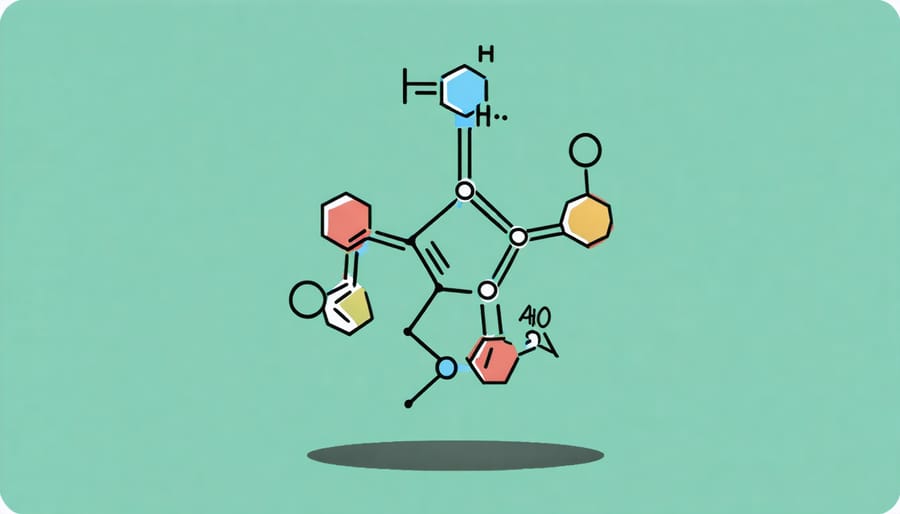 Visualization of THCA's chemical structure